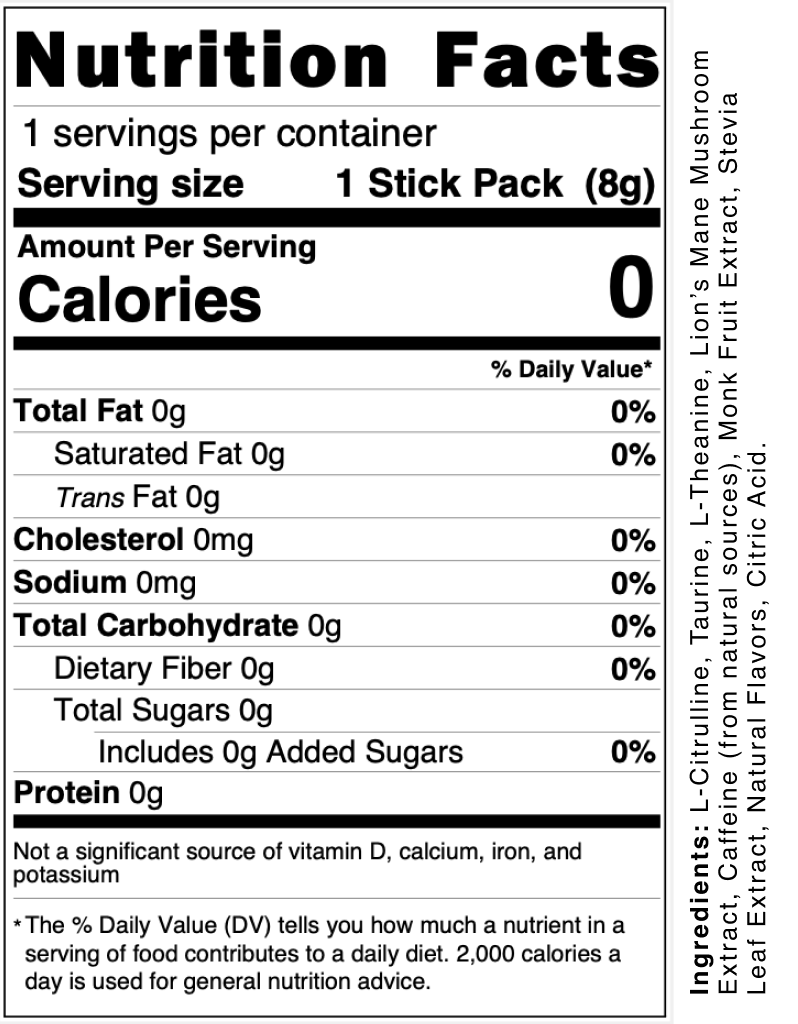 6 Pack Energy Sticks - Wild Berry