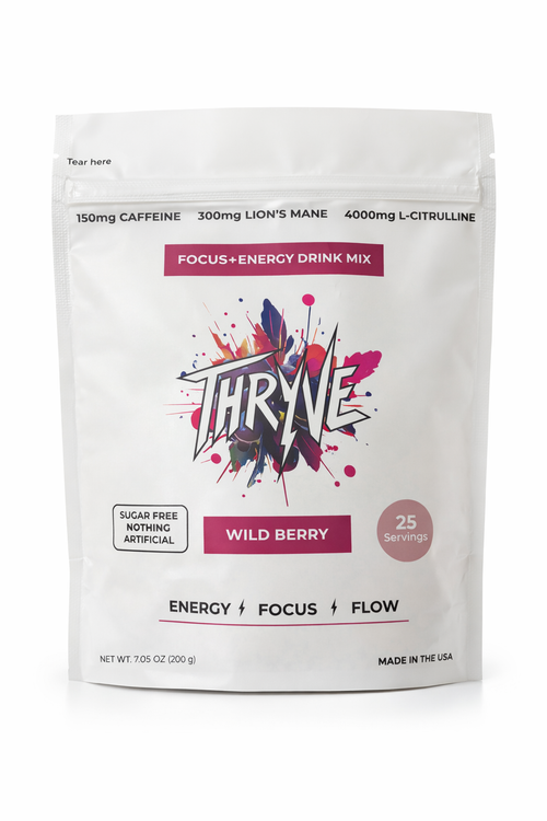 Wild Berry Energy & Focus Drink Mix - 25 servings